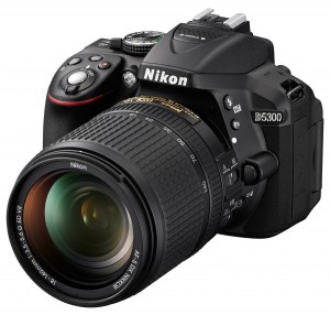 Nikon D5300 front 3/4 angle