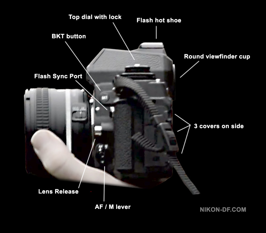 Nikon DF features and buttons
